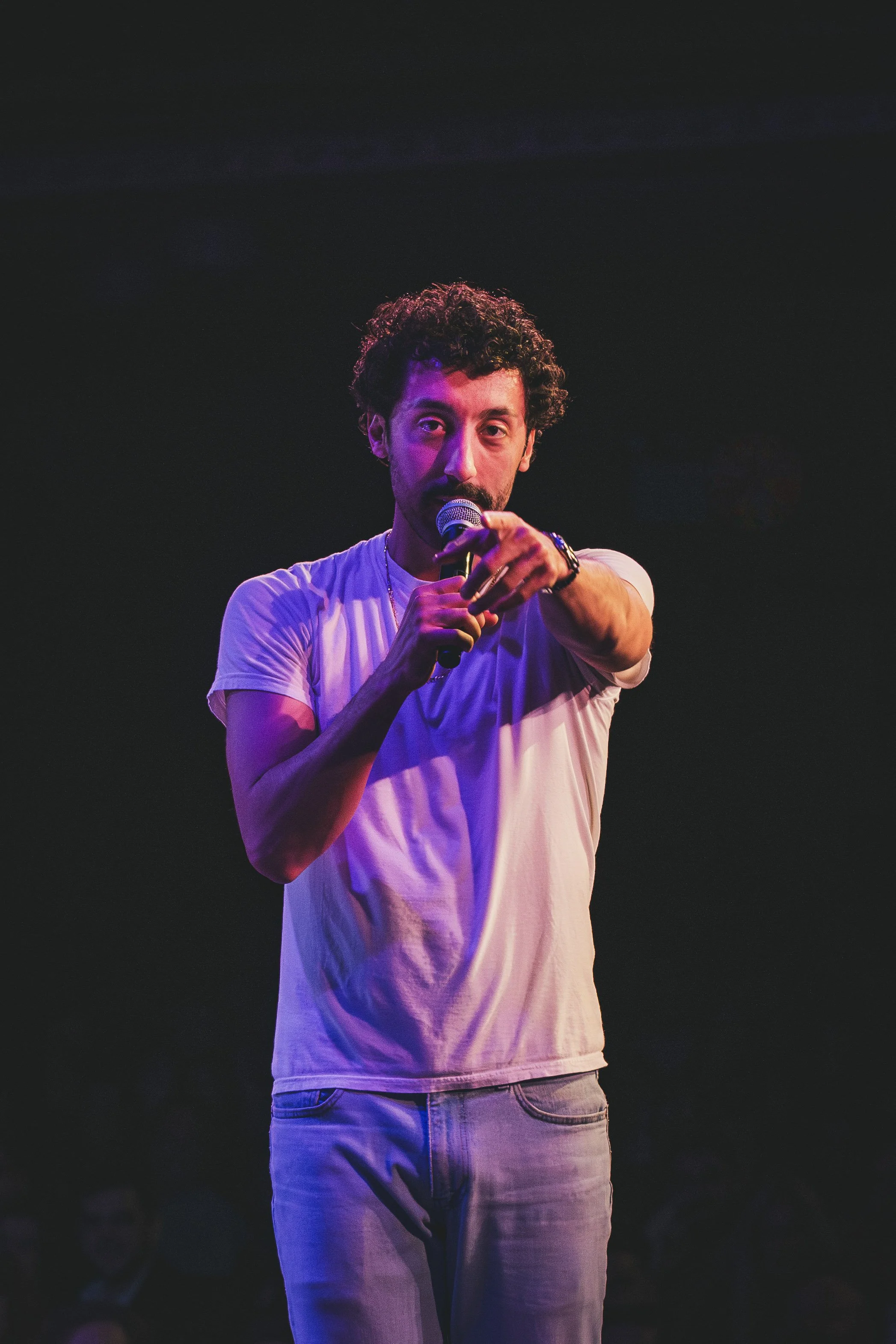 Morgan Jay performing live on stage